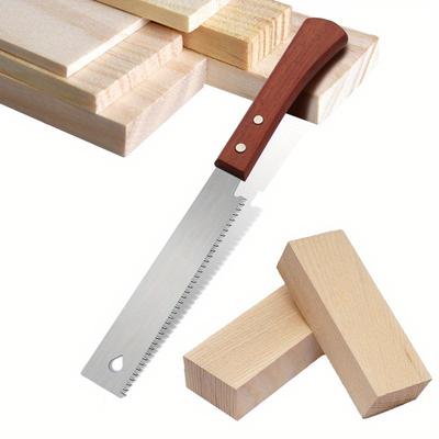 6 Zoll Bündigsäge, Holzgriff Flachsäge Präzises Haushalts-Holzbearbeitungs-Bündigschnitt-Besatzwerkzeug für Garten, Beschneidung, Dekoration Haushaltssägen MIT