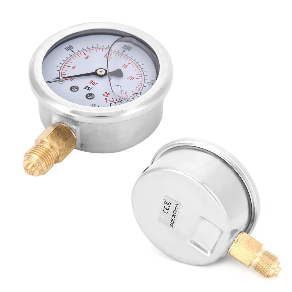 TSPGG60428bar 1 4BSP Y60 Radial Oil Filled Pressure Gauge Manometer for Machinery