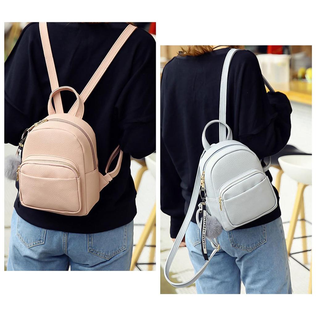 Mini Perfect for Girls and Leather Easy to Perfect for Commuting to Work or Gift [NOTAG] Women's Backpack, Small, Adults, Waterproof, Lightweight,