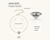 Four-Leaf Clover Necklace: Japanese & Korean Style, S925 Sterling Silver Moissanite Pendant, Gold-Plated Clavicle Chain