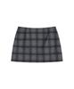 REST&RECREATION Rr Check Mini Skirt - Charcoal