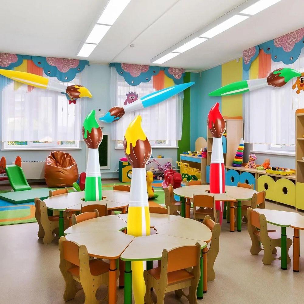 Große Kunstmalpinsel PVC Pinsel Spielzeug Neuer aufblasbarer Stift Abschlussfeier