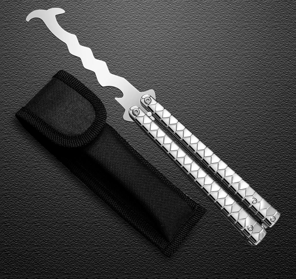 Car Tire Cleaning Hook Portable Stainless Steel Folding Tool Car Supplies First Aid Window Broken Tool