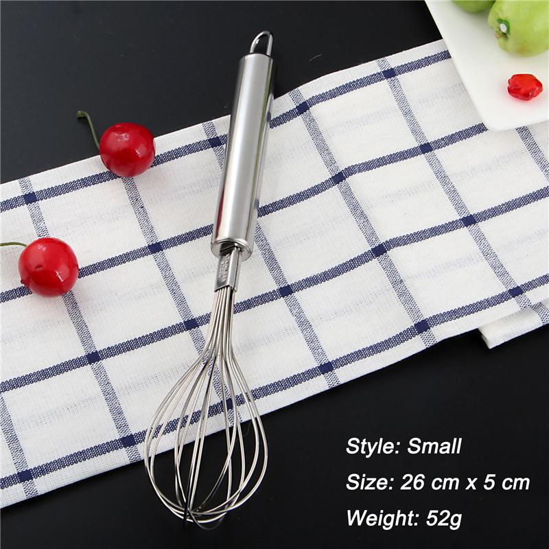 Stainless Steel Whisk Set Kitchen Whip Utensils Wire Whisk Balloon Whisk Set for Blending, Whisking, Beating and Stirring