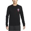 Nike England Team Graphic Print Long Sleeve Crew Neck T-Shirt Men Tops Black DQ8608-010