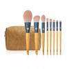 EDTRE Makeup Brush Perfect for Includes DuPont Paper Cosmetic Perfect As a Pink 8-Piece Set, Beginners, Pouch, Eco-Friendly Materials, Gift,