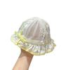 Summer Thin Baby Sun Hat for Girls Cute Princess Adjustable Bucket Hat UV Protection Infant Toddler Beach Cap