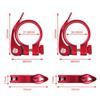 Bike Seat Post Clamp Quick Release Aluminum Alloy Bicycle Seatpost Lock 31.8Mm 34.9Mm Cycling Accessories 1Pc