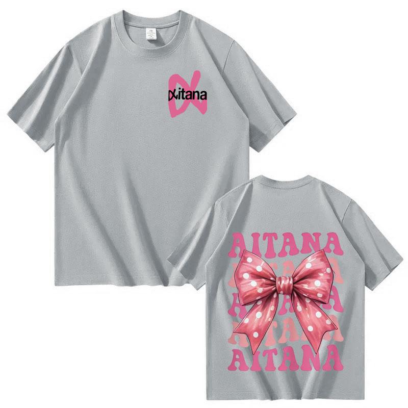Singer Aitana Tour 2025 Merch Tees Men Women Fashion Crewneck Print Tshirt Tide Shortsleeved Cotton Casual Tee Shirt Streetwear