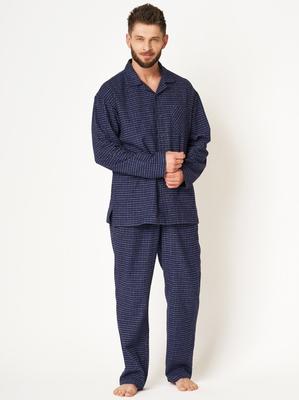 Key MNS 457 B24 Flannel Pajama, Length/size M-2XL, Unbuttoned, Men's Key
