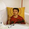 San CCharles LLeclerc  cushion cover Pillow Case Plush Fabric Soft Double Sided Print Sofa Cushion Cover Throw Pillow Covers