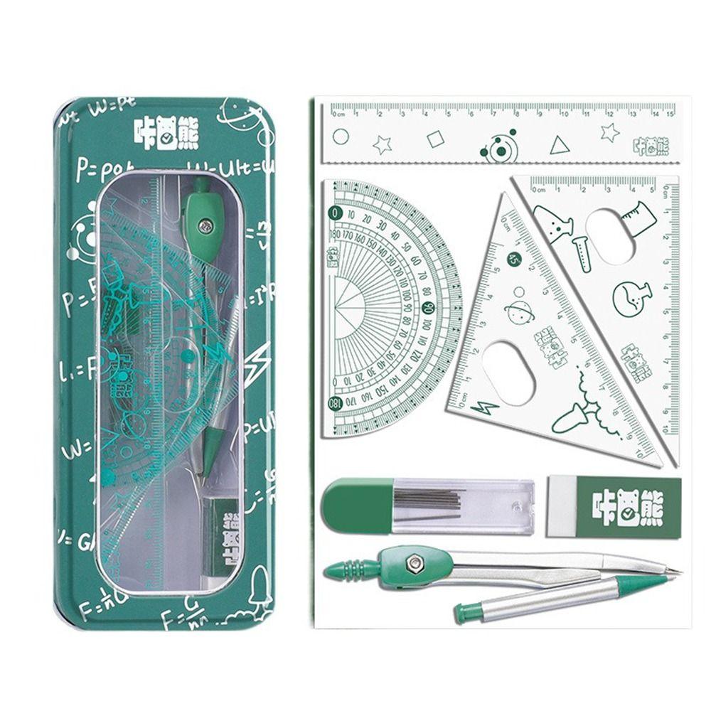 Creative Plastics Drawing Ruler Learning Measuring Tool Gift Protractor Trigonometry Stationery