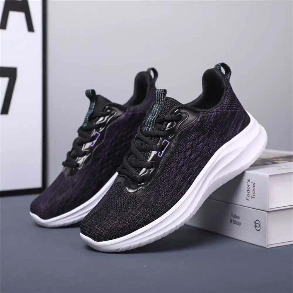 Size 38 Oversize Black White Sneakers Flats Original Women's Sports Shoes Brown Tennis Tenya Cheaper Top Sale Best Selling