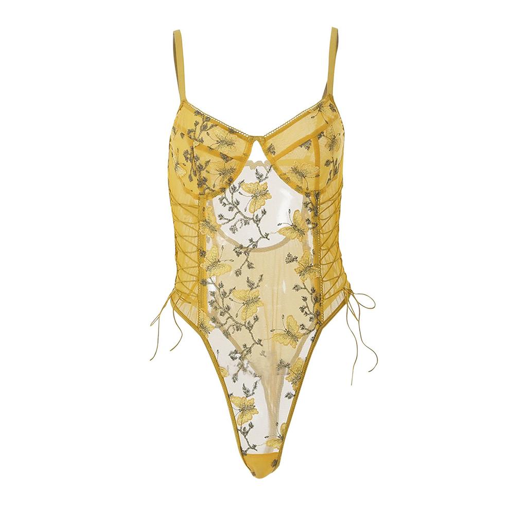 Women's One-piece Lace Embroidery Sexy Seductive Underwear