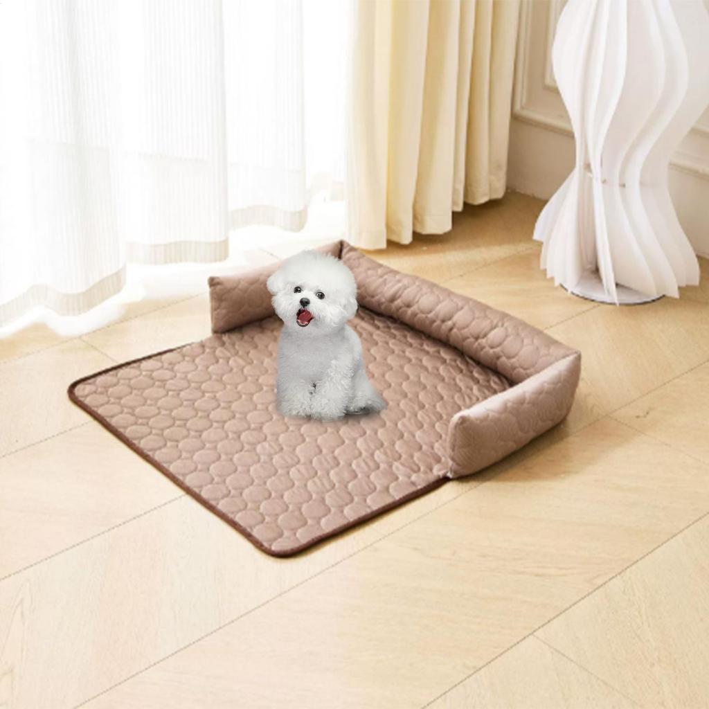 Dog Beds Couch Cover Mat For Dogs Breathable Comfortable Cushion Blanket With Non-Slip Base For Pet Indoor Cage Car House Cave