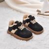 2025 Winter Lammwolle Kurzstiefel Retro Rutschfest Warm Jungen und Mädchen Baumwollschuhe Baby Leichte Mund Vielseitige Schneestiefel