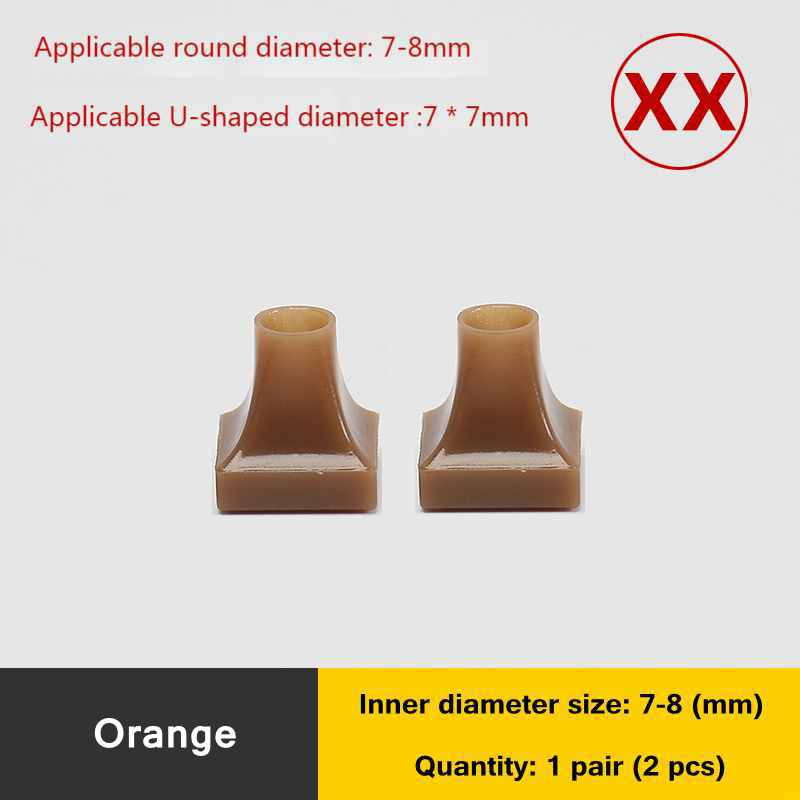 NEW 2Pcs Woman High Heels Shoe Covers Square TPU/PVC Material Soft Damping Heel Protector Silencer Non-slip Heel Protector