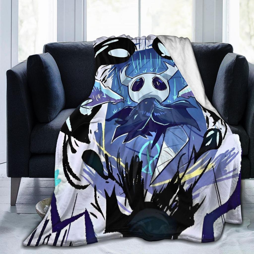 Hollows Knights Blankets Coral Fleece Plush Decoration Multi-function Lightweight Thin Throw Blankets for Bed Couch Bedspreads