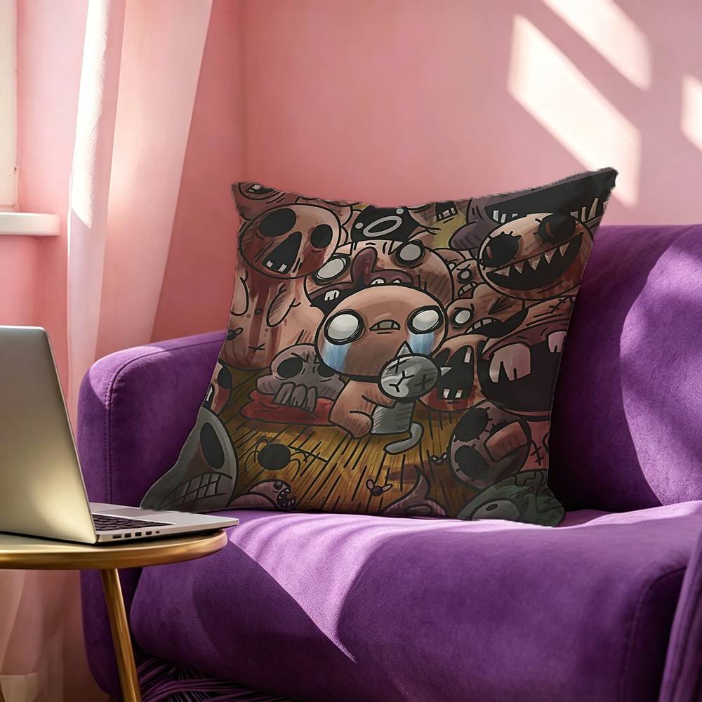 Cool The B-Binding of I-Isaac Square Double-Sided printed Pillow Case Bedroom Bedside Pillow Sofa Cushion Cover