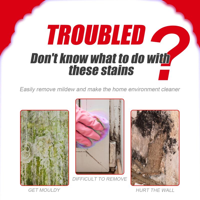 Household Mold Remover Gel Eliminates Mildew On Fridge Washing Machine And Walls Anti-Mold Cleaning Gel For Home