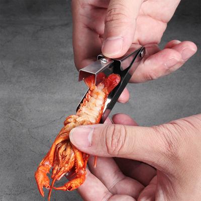 Stainless Steel Crawfish Peeler Tool Easy Shell Remover for Seafood Lovers and Home Cooks