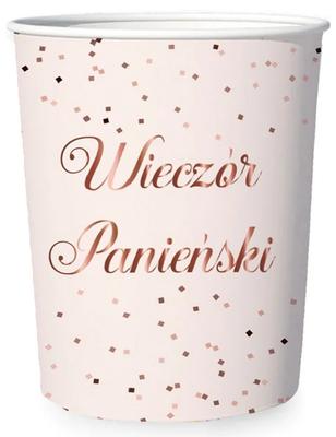 Paper Cups Hen Party Pink 220ml X6