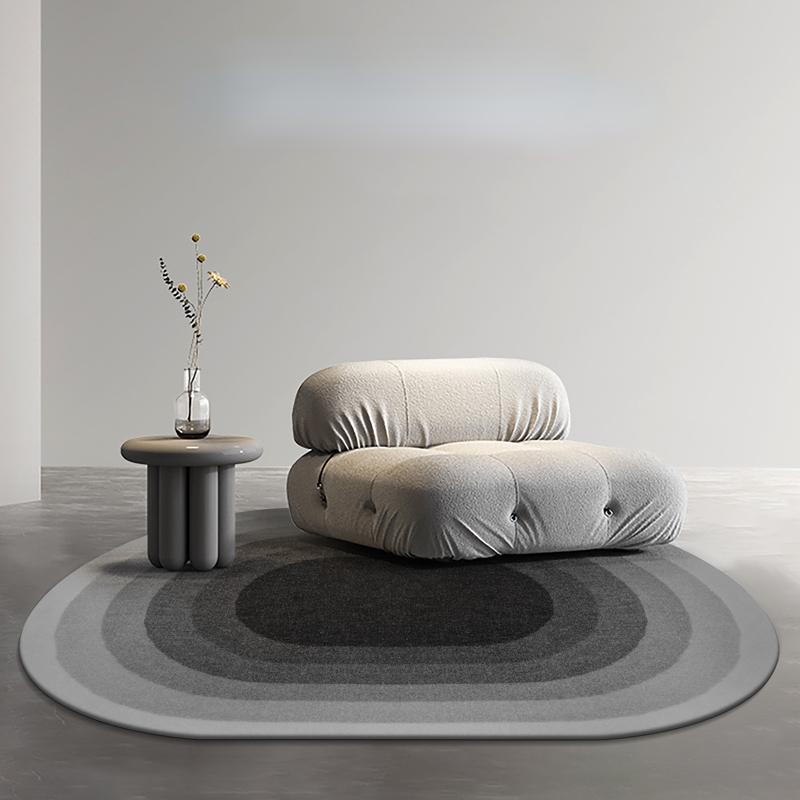 Modern Style Rugs for Bedroom Oval Shape Living Room Decoration Carpet Home Washable Anti-slip Floor Mat Fluffy Soft Bedside Rug