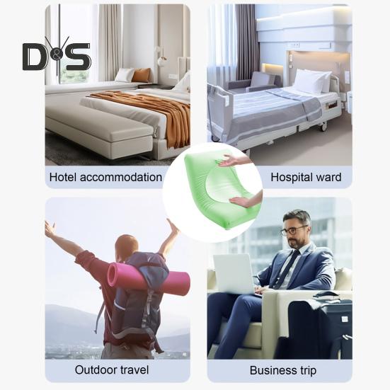 Disposable Pillowcase Solid Color Non-woven Fabric Friction-Free Surface Hair Protection Anti-Wrinkle Pillow Cover Travel Business Trip Hotel Train