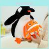 Adorable 35cm Plush Penguin Backpack Soft Stuffed Toy Gift For Girls Birthday