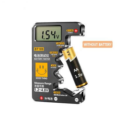Testeur de batterie ultra-petit testeur de batterie 9V AA AAA pile bouton universel ménage LCD affichage numérique testeur de batterie outil de détection de banque d'alimentation