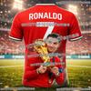 Ronaldo AI Fotbalový Tréninkový Dres Dospělí Děti Pohodlný Prodyšný Fotbalový Dres Letní Rychleschnoucí Fanouškovská Edice Sportovní Oblečení