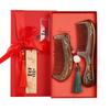 Black Gold Sandalwood Massage Hair Comb Gift Set
