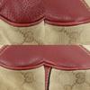 Gucci Pretty Tote Bag 163805 Brown GG Canvas Ribbon Women Used