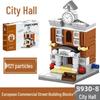 2025 Street Scene Lego-Compatible Architecture Model: Educational Assembly Toy for Kids and Boys