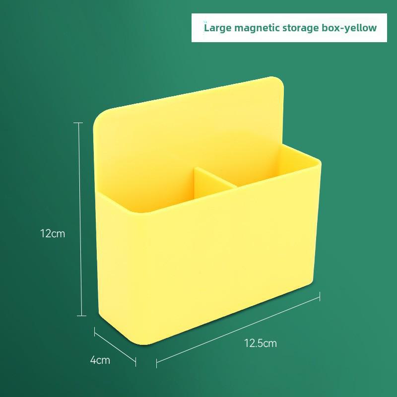

Магнитный многофункциональный держатель для маркеров и школьной доски, а также ящик для хранения double-grid жёлтый