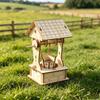 3D Wooden Educational Science Pavilion - Handcrafted Children's Assembly Toy