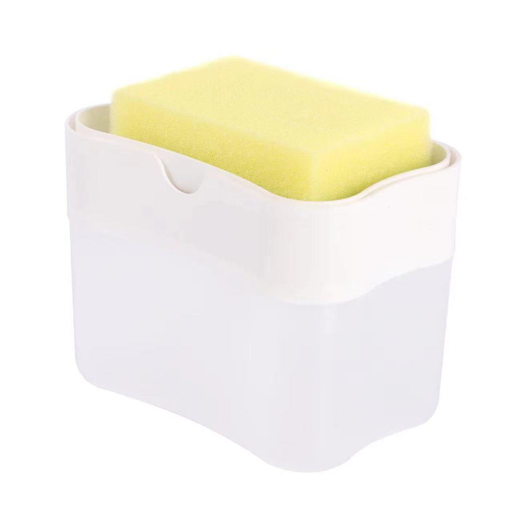 Dávkovač mycího prostředku na nádobí s pumpičkou: Plastové mýdlo na ruce a čisticí nástroj