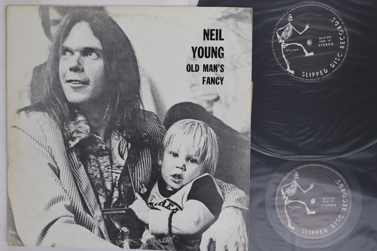 LP Record NEIL YOUNG  Old Mans Fancy SXTT979 SLIPPED DISC 1977 US Rock Used