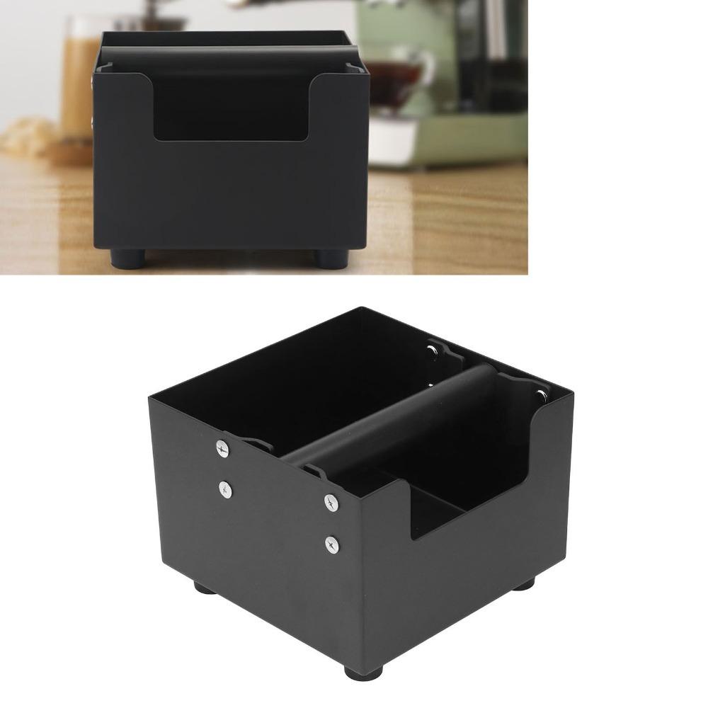 Stainless Steel Coffee Waste Bin Detachable Ground Coffee Container For Office Coffee Shop