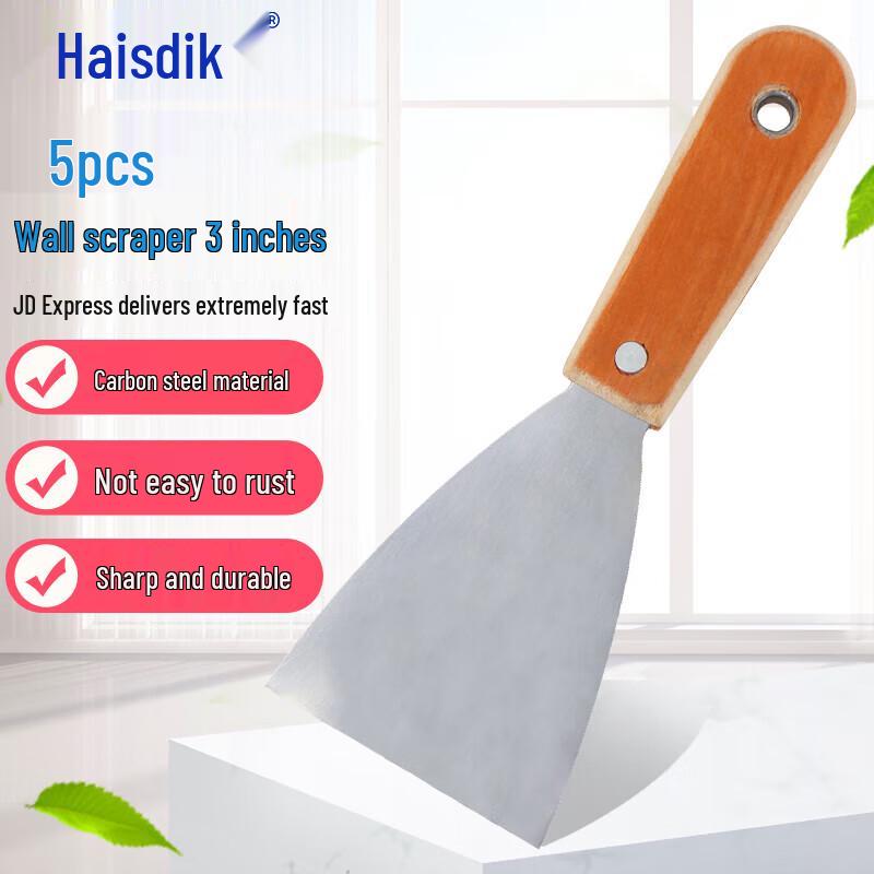 HIKDST HKD-170 Wood Handle Putty Knife/Scraper