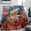 1 pièce Couverture en Flanelle Imprimée Dessin Animé, Haute Qualité Confortable pour Toutes les Saisons, Décoration de Maison, Chaleur et Confort, Parfait pour un Cadeau de Noël ou d'Anniversaire