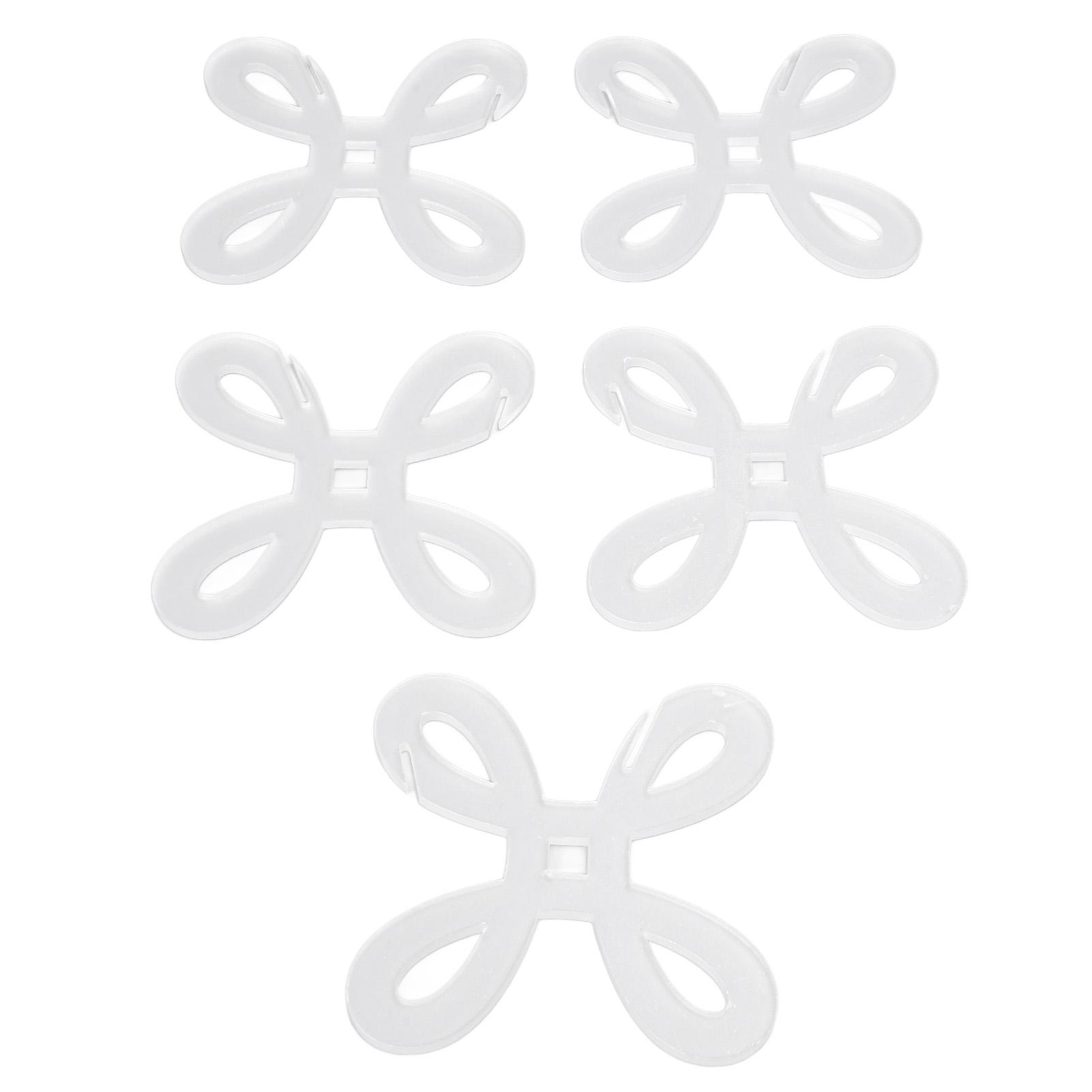 

5 шт. бобины для пряжи прозрачный акриловый органайзер для намотки ниток для вязания, шитья, вязания крючком, ткачества