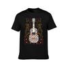 Sugar Skull Guitar Art Design Beautiful colorful guitar with sugar skulls pattern design TShirt