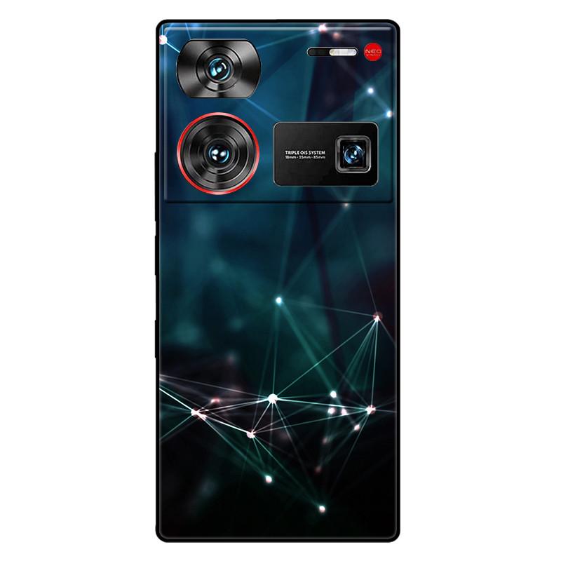 For ZTE Nubia Z60 Ultra 5G Case Silicon Fashion Space Wolf TPU Painted Coque Funda for Nubia Z60Ultra 5G NX721J Cover Protective