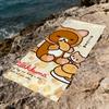 Anime Cute Cartoon R-rilakkuma-a Towel Large Quick-Drying Microfiber Soft Beach Towel for Travel Fitness Sauna Bathing Camping