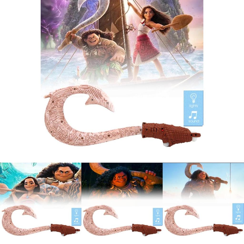 Colorful Maui Fish Hook Fun Toy For Children Featuring Music And Lights