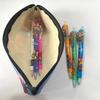Cute Anime Girls Zipper Pencil Case Large Capacity Stationery Organizer for Students  K-POP Fans