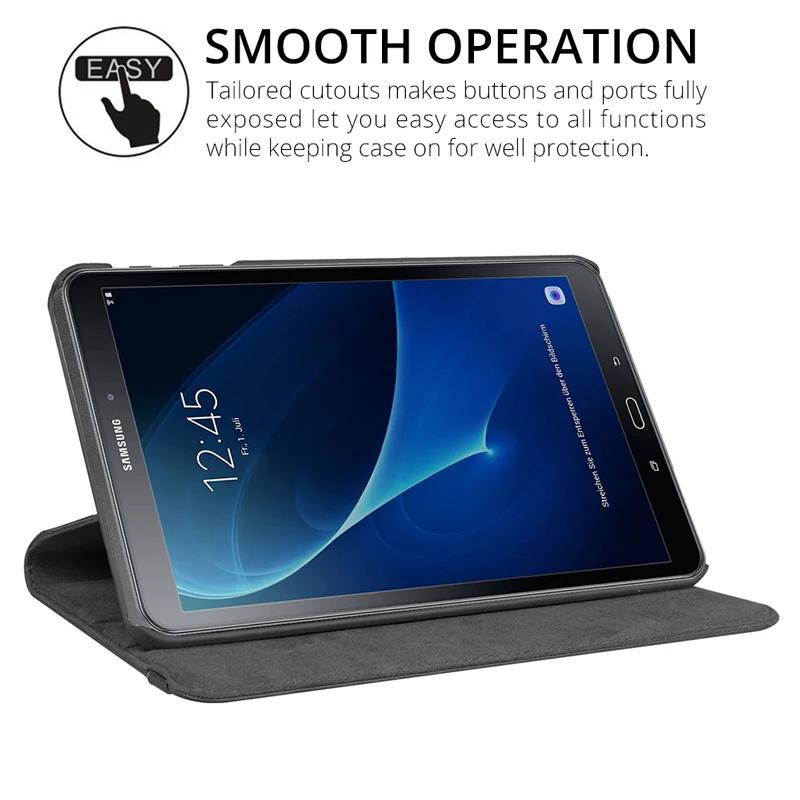 Rotating Case for Samsung Galaxy Tab A8 10.5 X200 A7 T500 S6 Lite 10.4 8.7 T220 A 10.1 T510 T580 8.0 T290 S8 S9 11" Tablet Cover