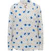 Womens/Ladies Polka Dot Long-Sleeved Blouse