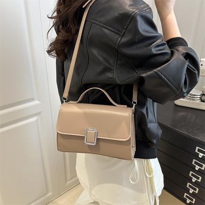 Mode Sommer Textur 2025 neue beliebte Retro Umhänge-Schulter-Hand-Umhänge-kleine quadratische Tasche Damen